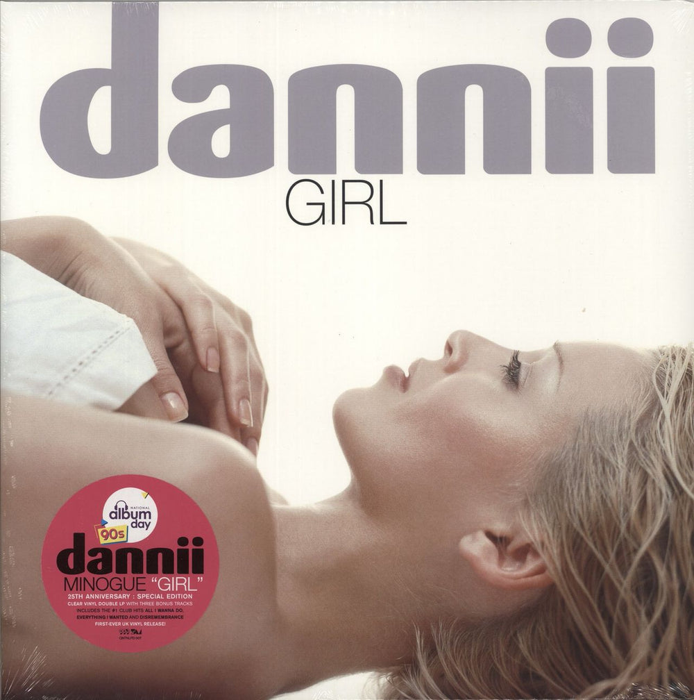 Dannii Minogue Girl - Clear Vinyl - Sealed UK 2-LP vinyl record set (Double LP Album) QNTNLPD007