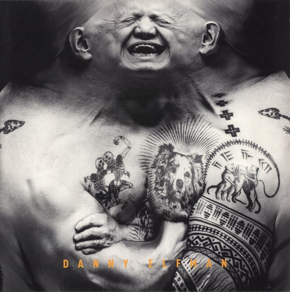 Danny Elfman Bigger. Messier. - Orange Vinyl and White Vinyl US 2-LP vinyl record set (Double LP Album) 7893-1