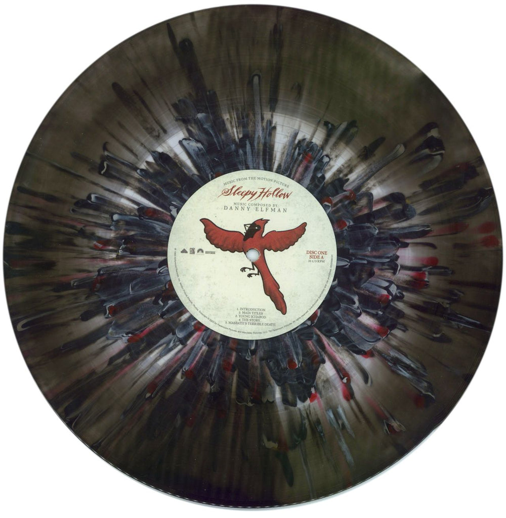 Danny Elfman Sleepy Hollow - Headless Horseman Splatter Vinyl US 2-LP vinyl record set (Double LP Album) DXN2LSL869682