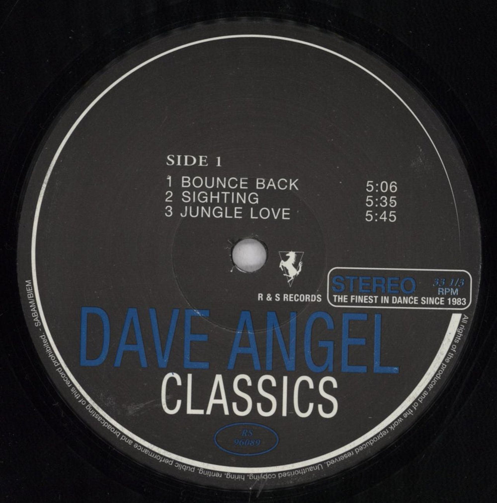 Dave Angel Classics UK 2-LP vinyl record set (Double LP Album) DN72LCL840455