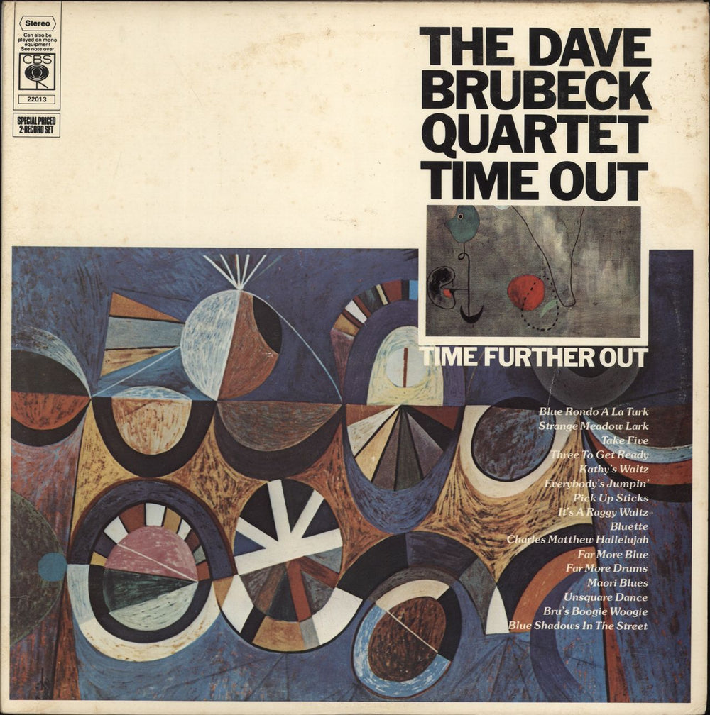 Dave Brubeck Time Out / Time Further Out UK 2-LP vinyl record set (Double LP Album) 22013