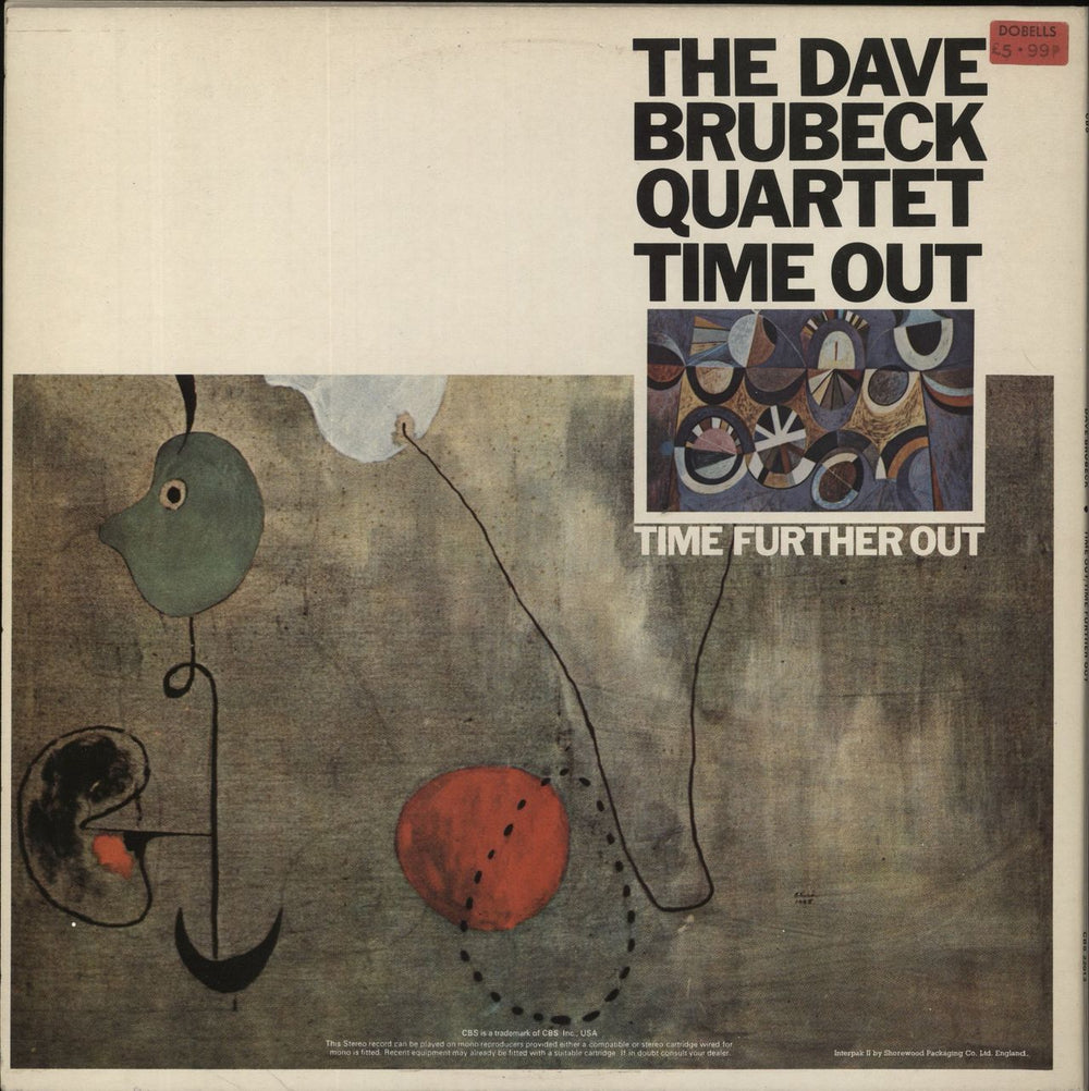 Dave Brubeck Time Out / Time Further Out UK 2-LP vinyl record set (Double LP Album)