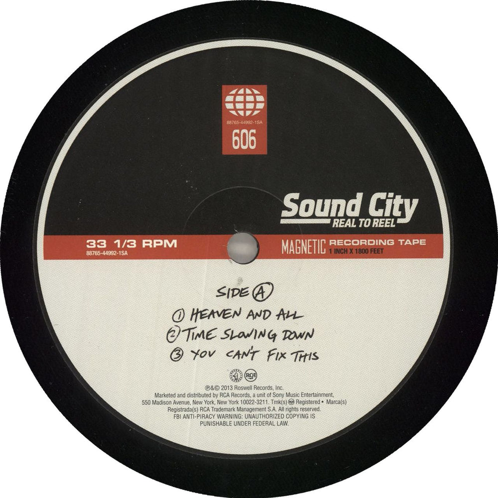 Dave Grohl Sound City: Real To Reel - 180gram Vinyl US 2-LP vinyl record set (Double LP Album) 887654499219