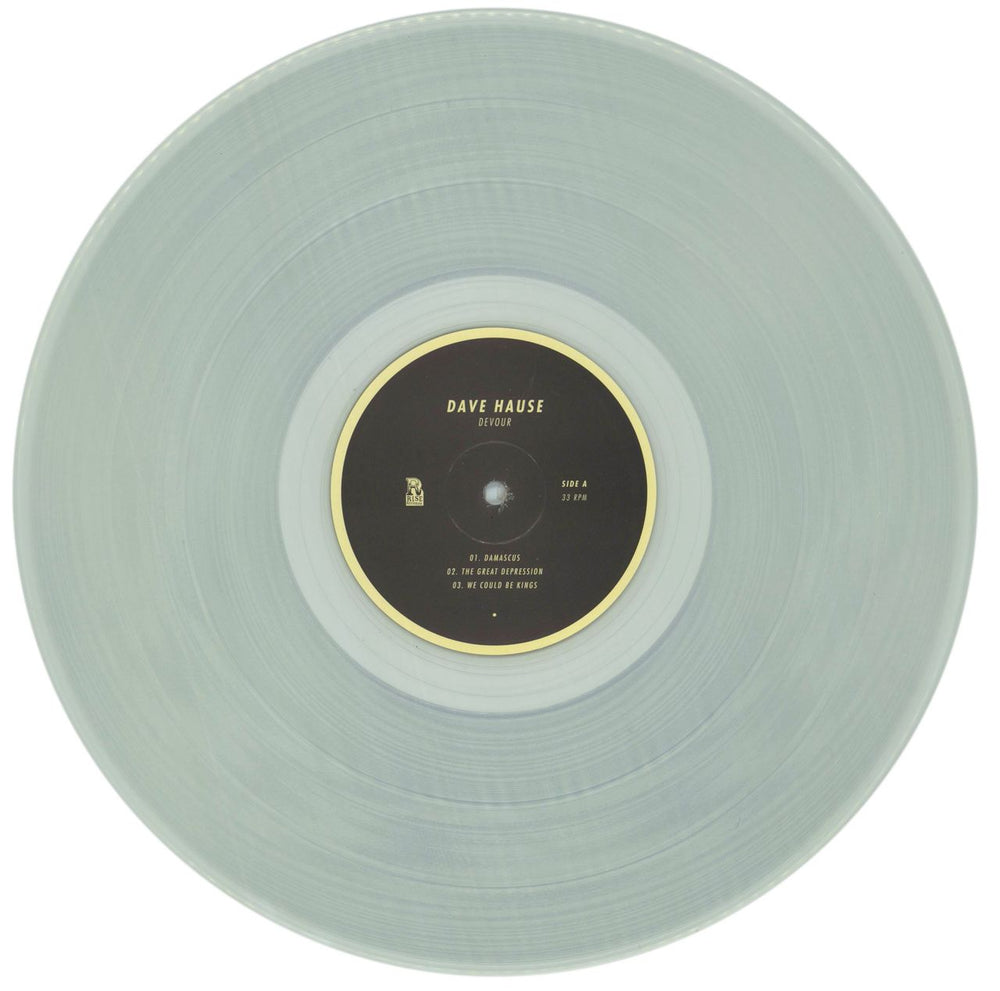 Dave Hause Devour - Clear Vinyl US 2-LP vinyl record set (Double LP Album) 4-72LDE867261