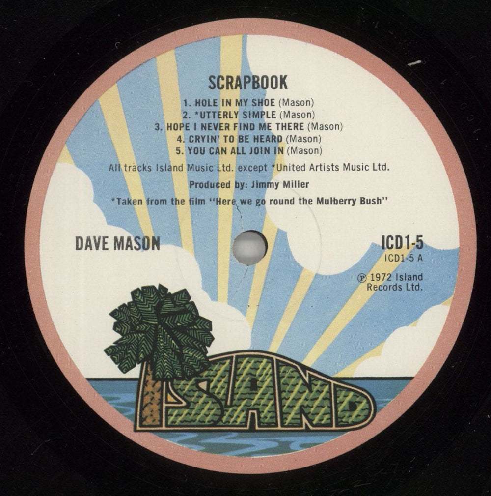 Dave Mason Scrapbook - 1st - EX UK 2-LP vinyl record set (Double LP Album) DMS2LSC742043