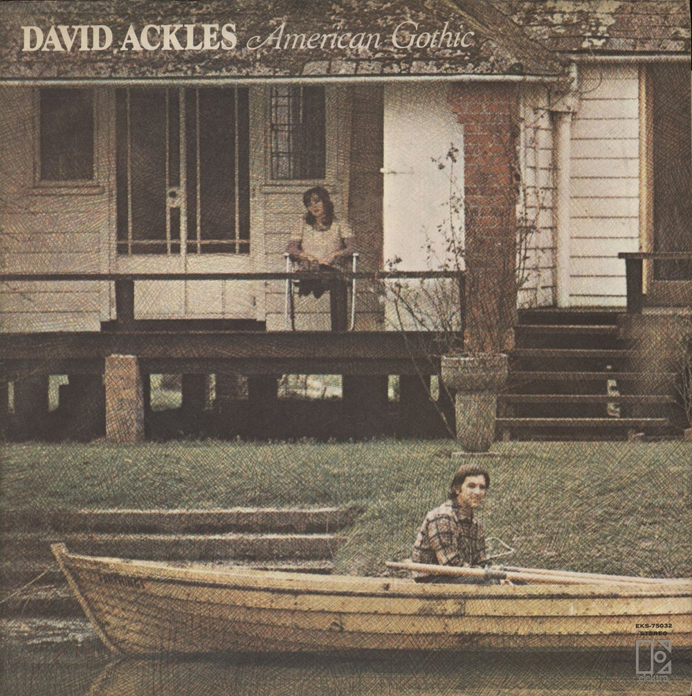 David Ackles American Gothic US Promo vinyl LP album (LP record) EKS-75032