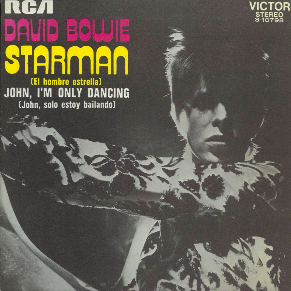 David Bowie El Hombre Estrella - Starman - Late 70s Spanish 7" vinyl single (7 inch record / 45) 3-10798