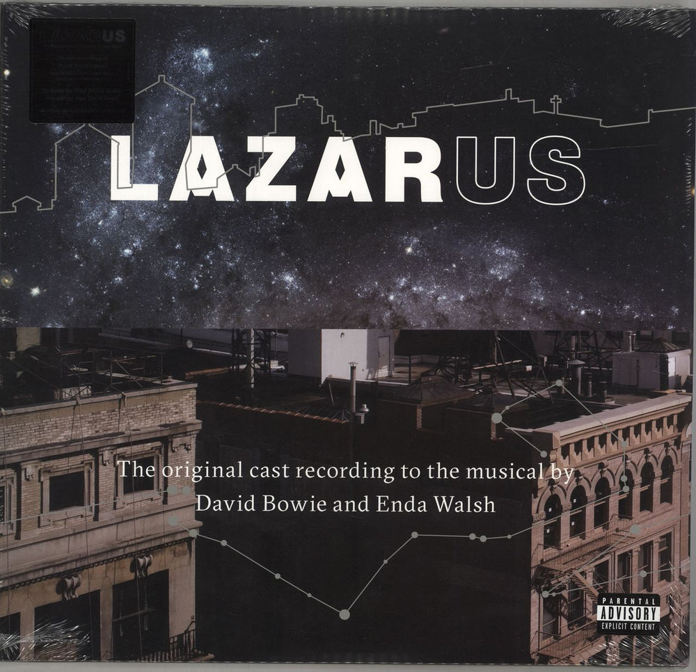 David Bowie Lazarus - Original New York Cast Recording - Sealed UK 3-LP vinyl record set (Triple LP Album) 88985374551