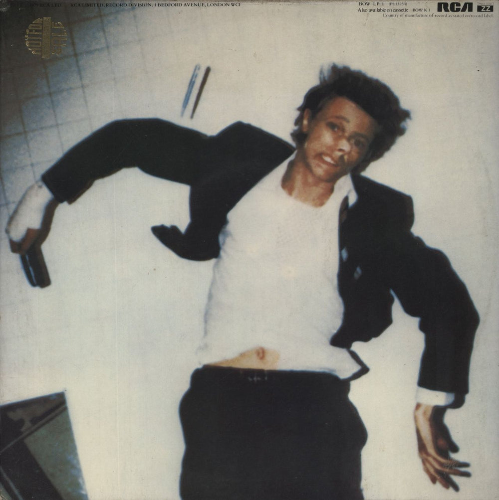 David Bowie Lodger + Insert - Demo Stamped UK vinyl LP album (LP record)