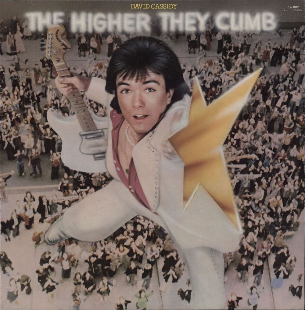 David Cassidy The Higher They Climb UK vinyl LP album (LP record) RS1012