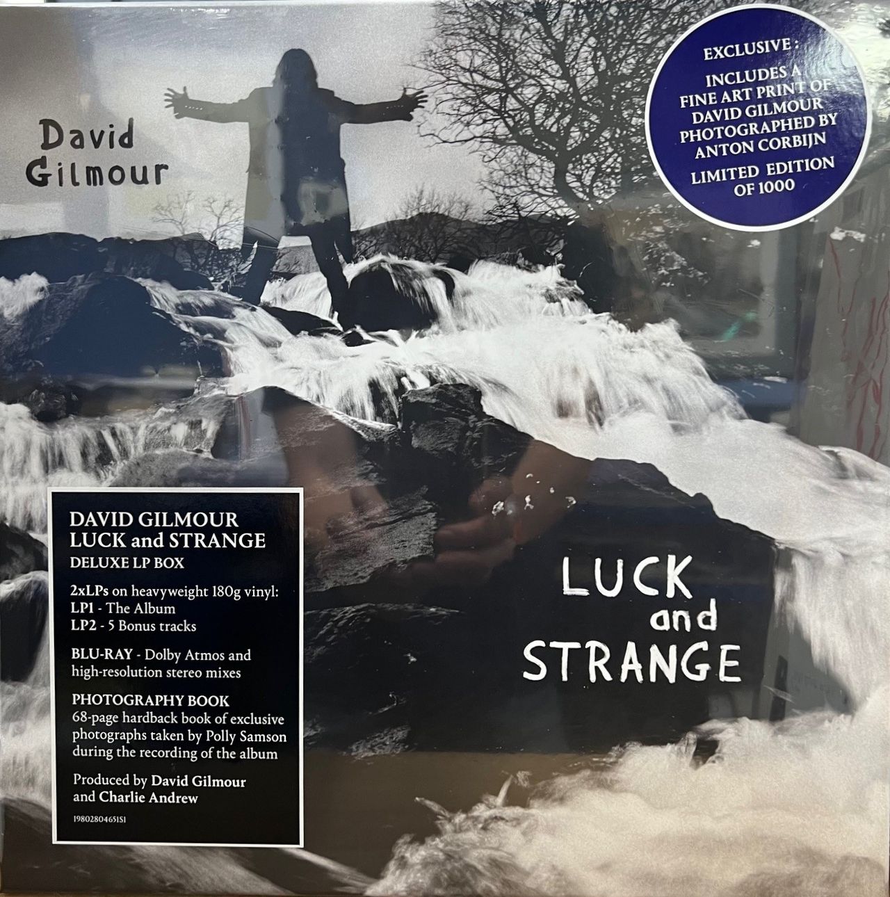 David Gilmour Luck And Strange Deluxe LP Box + Fine Art Print 1000 —