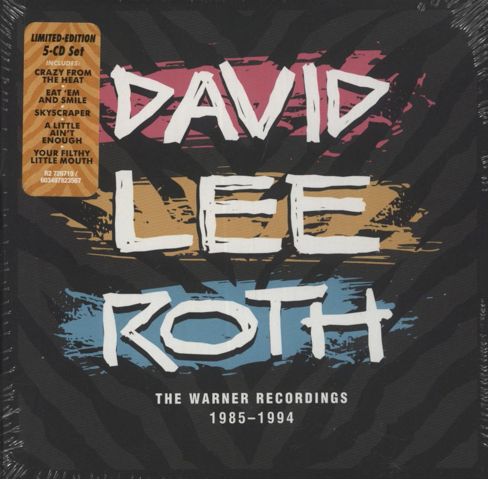 David Lee Roth The Warner Recordings 1985–1994 - Sealed UK CD Single Box Set R2726719