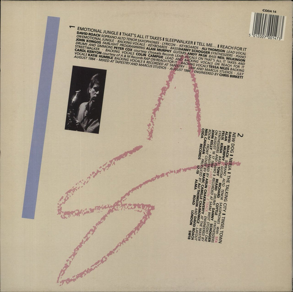 David Roach The Talking City UK vinyl LP album (LP record) 5012007001473