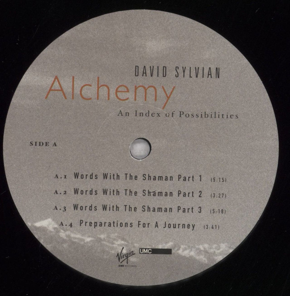 David Sylvian Alchemy An Index Of Possibilities - 180gram Vinyl UK vinyl LP album (LP record) SYLLPAL846080