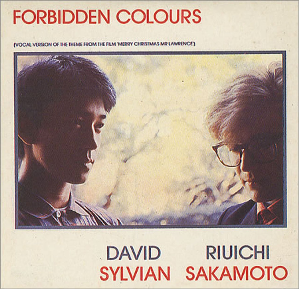 David Sylvian Forbidden Colours UK 3" CD single (CD3) CDT18