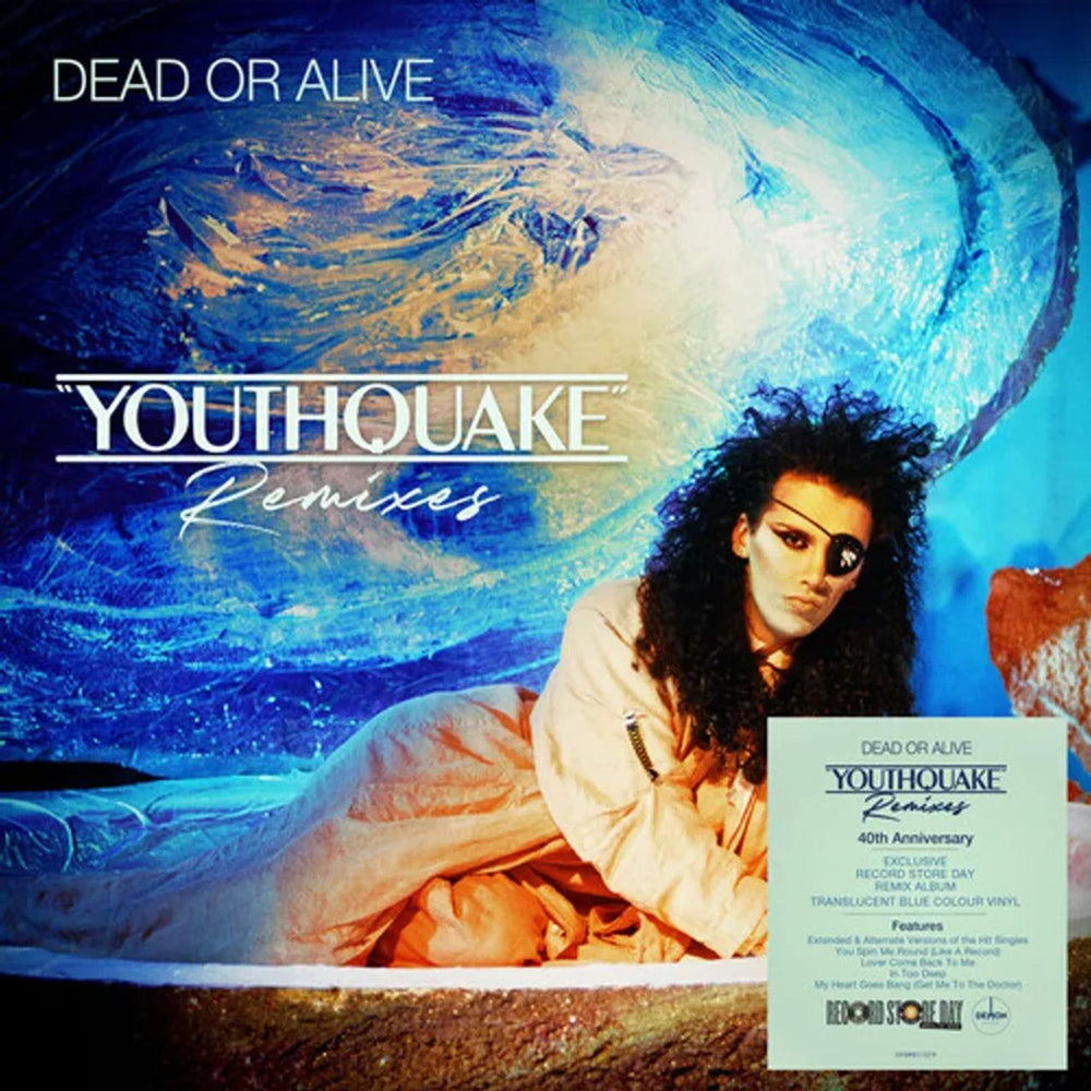 Dead Or Alive Youthquake Remixes - RSD 2025 - Blue Vinyl - Sealed UK vinyl LP album (LP record) DEMREC1274