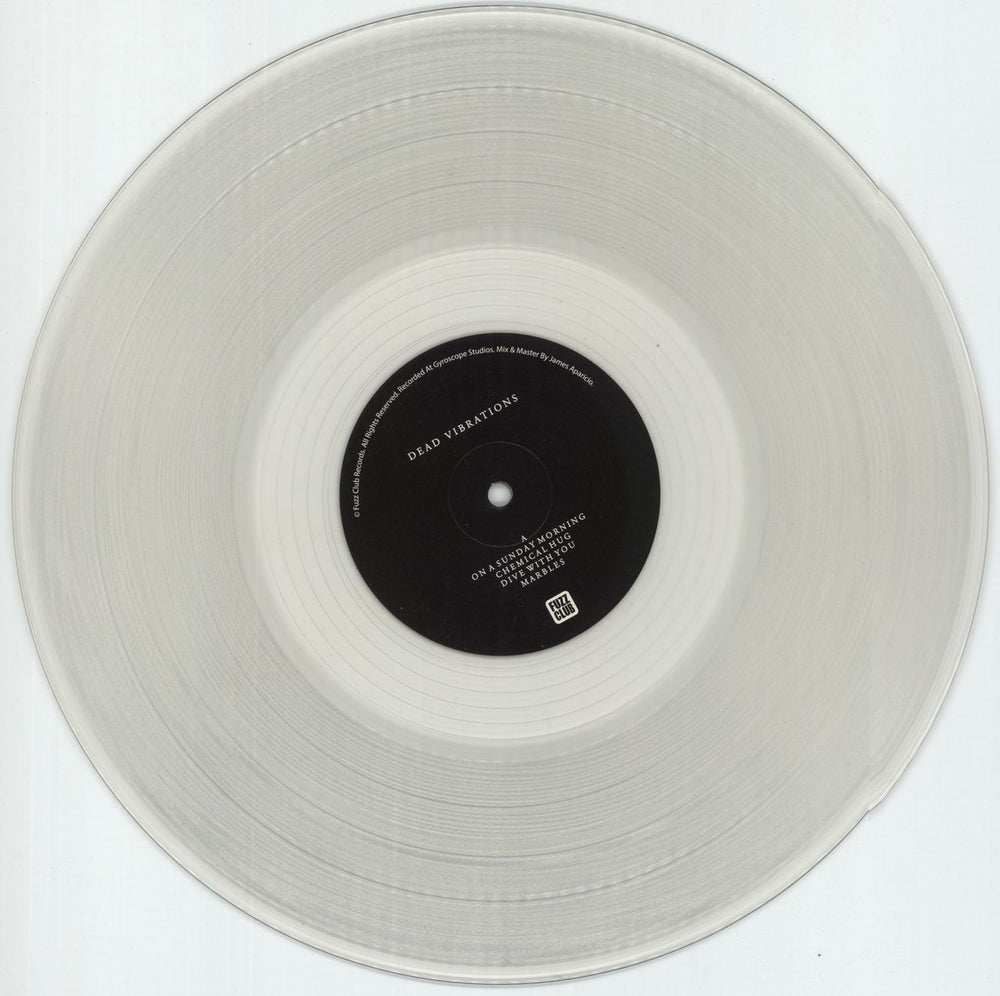 Dead Vibrations Dead Vibrations - Clear Vinyl UK vinyl LP album (LP record) 84GLPDE871134