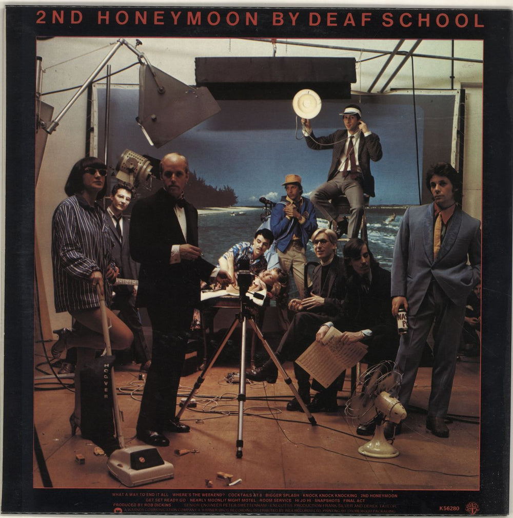 Deaf School 2nd Honeymoon UK vinyl LP album (LP record)