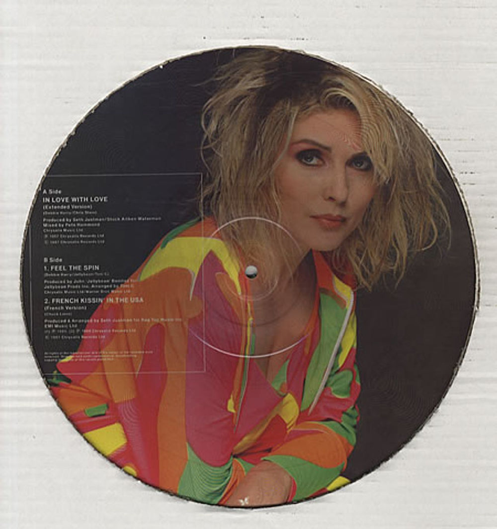 Debbie Harry In Love With Love UK 12" vinyl picture disc (12 inch picture record) DEB2PIN23147