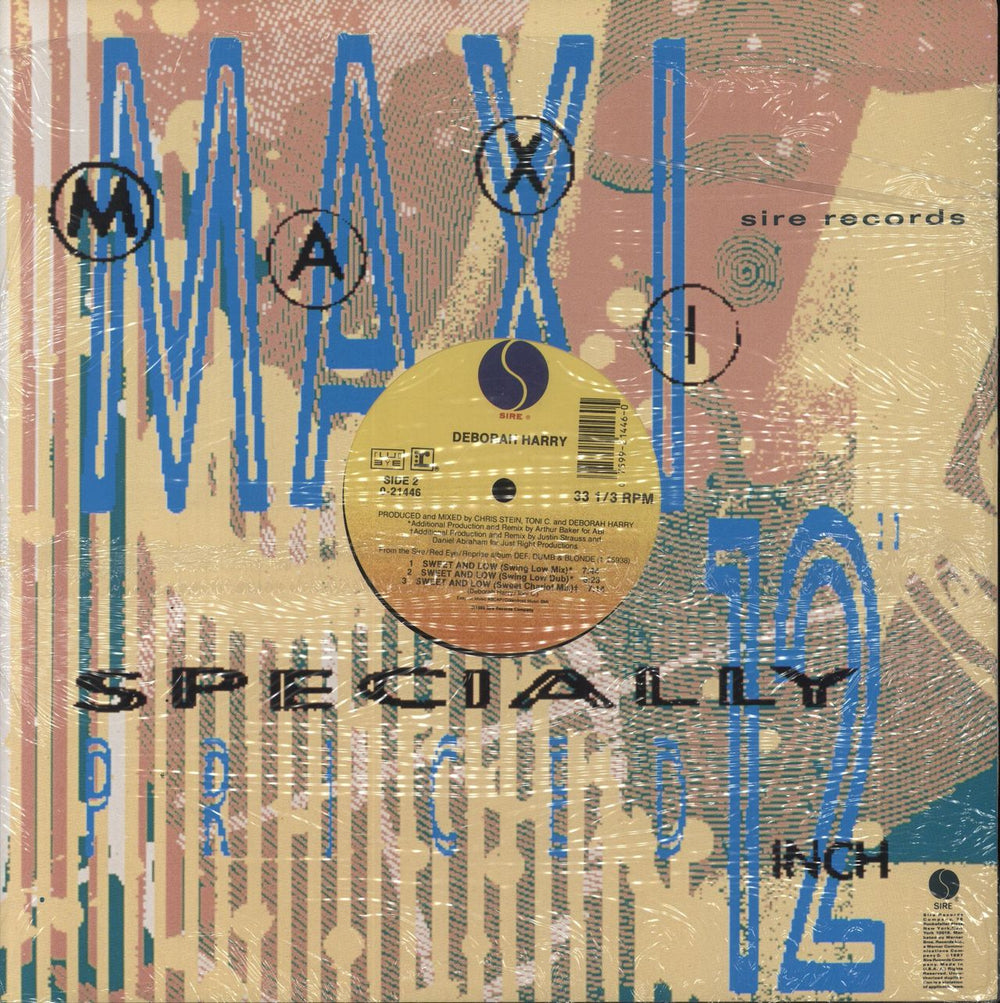 Debbie Harry Sweet And Low US 12" vinyl single (12 inch record / Maxi-single) 075992144605