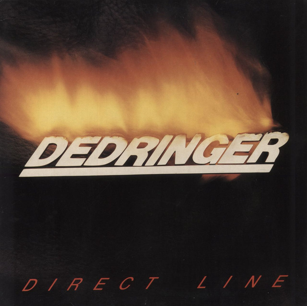 Dedringer Direct Line + merch insert UK vinyl LP album (LP record) DID7