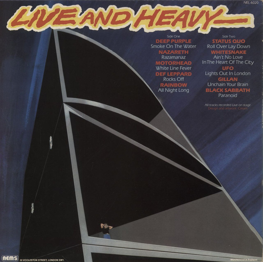 Deep Purple Live And Heavy UK vinyl LP album (LP record)