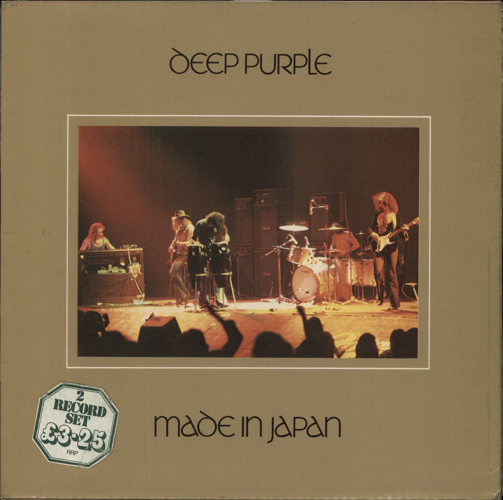 Deep Purple Made In Japan - 2nd Laminated - EX - Price Stickered UK 2-LP vinyl record set (Double LP Album) TPSP351