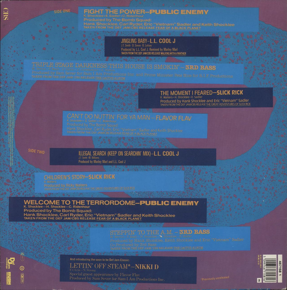 Def Jam Def Jam Classics - Volume II UK vinyl LP album (LP record) 5099746715816