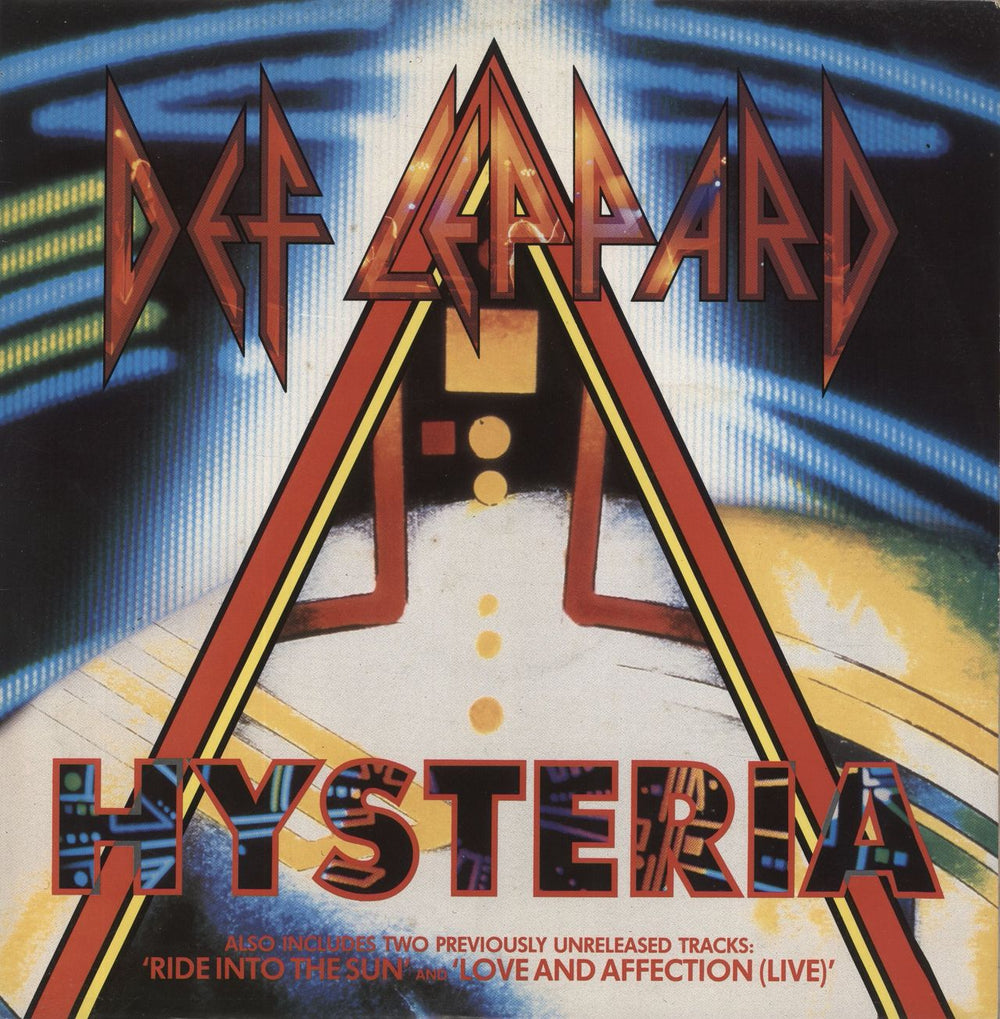 Def Leppard Hysteria UK 12" vinyl single (12 inch record / Maxi-single) LEPX3