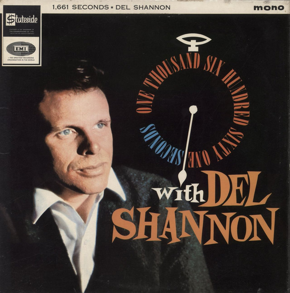Del Shannon One Thousand Six Hundred Sixty One Seconds With Del Shannon - VG UK vinyl LP album (LP record) SL10140