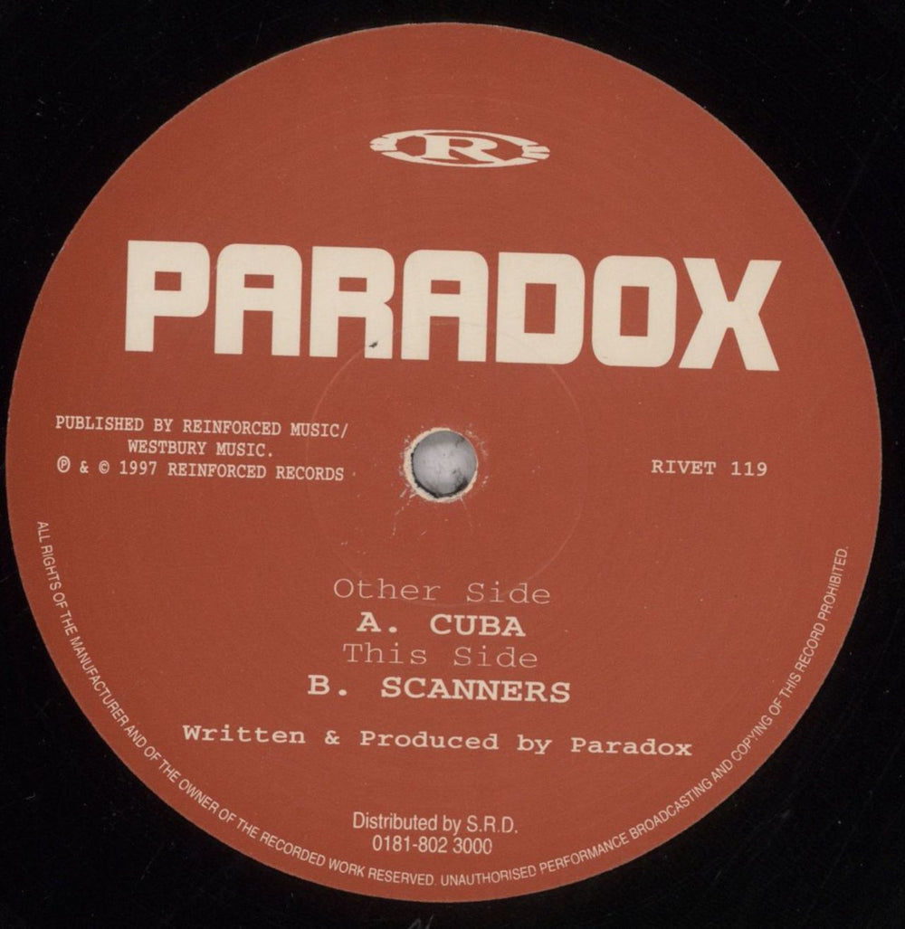 Denny Randell Cuba / Scanners UK 12" vinyl single (12 inch record / Maxi-single) 7IV12CU843404