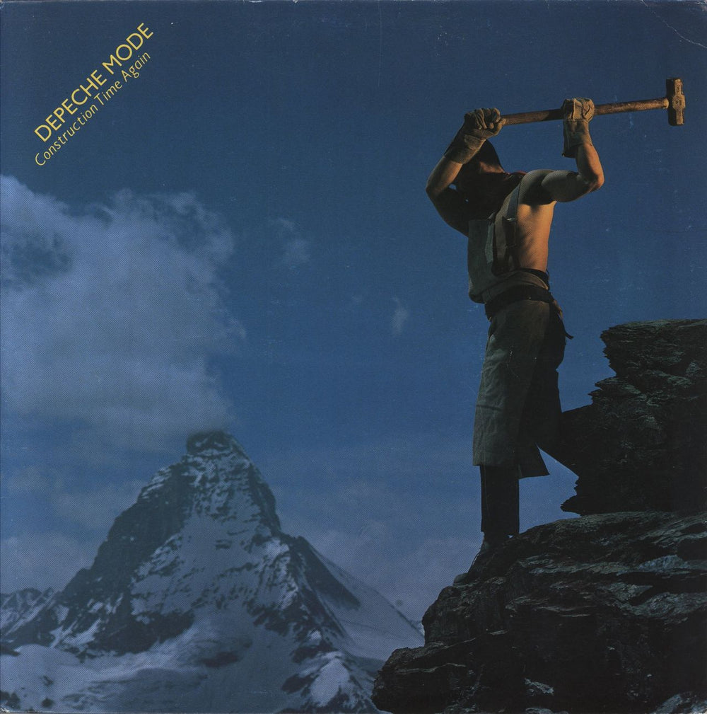 Depeche Mode Construction Time Again Italian vinyl LP album (LP record) MUT20377