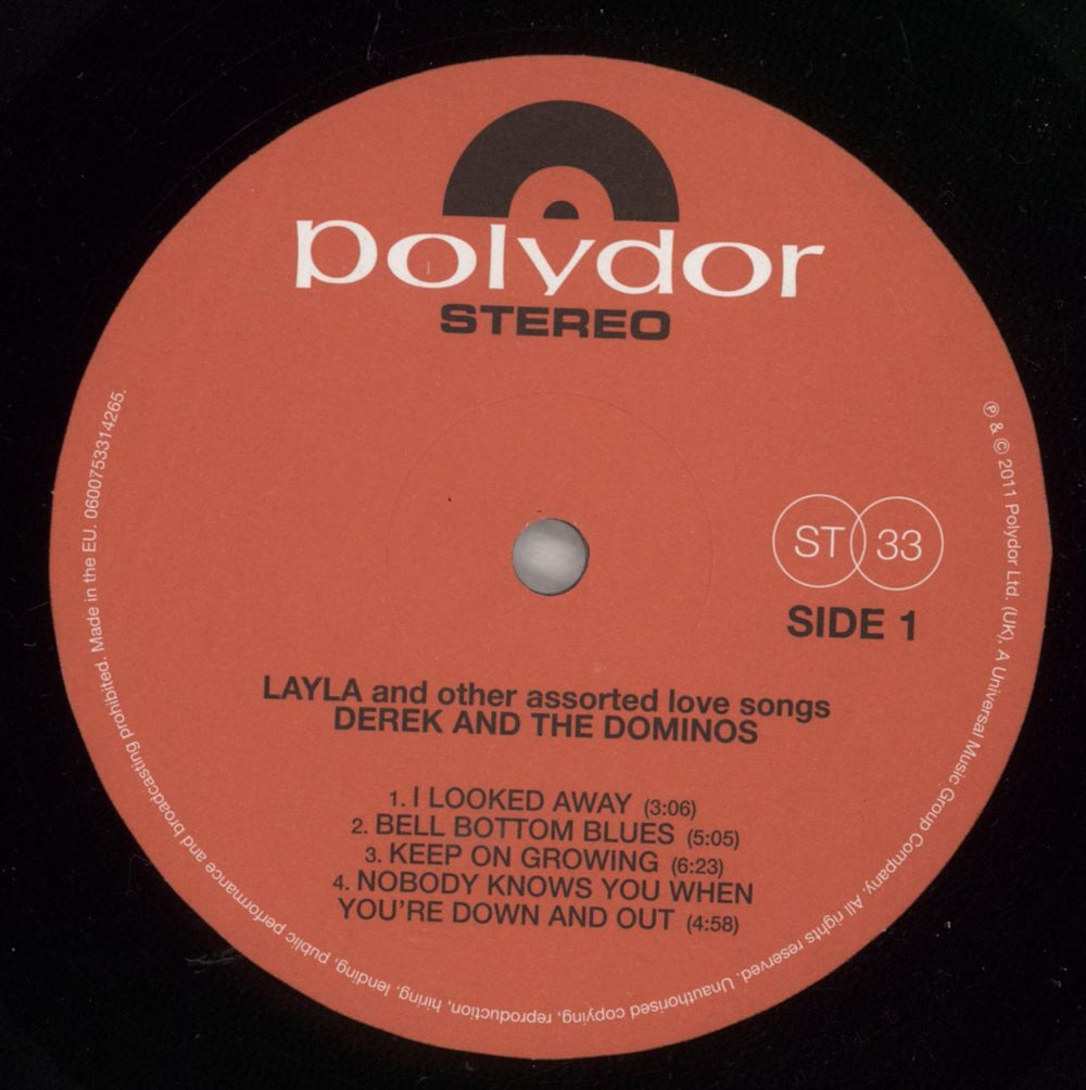 Derek And The Dominos Layla And Other Assorted Love Songs UK 2-LP vinyl record set (Double LP Album) D&D2LLA878765