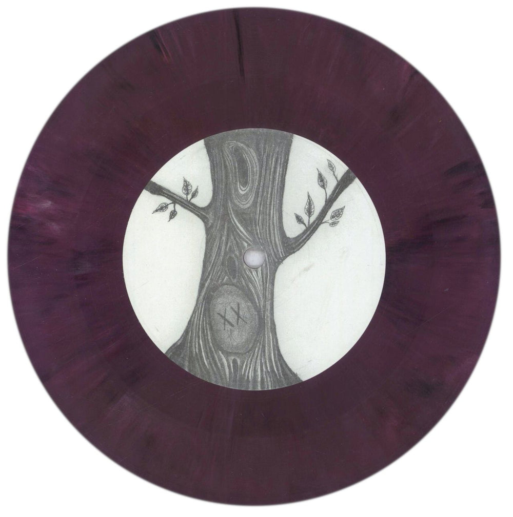 Devendra Banhart The Body Breaks / Support Our Troops Oh! - Purple Marbled Vinyl US 7" vinyl single (7 inch record / 45) DBH07TH842100