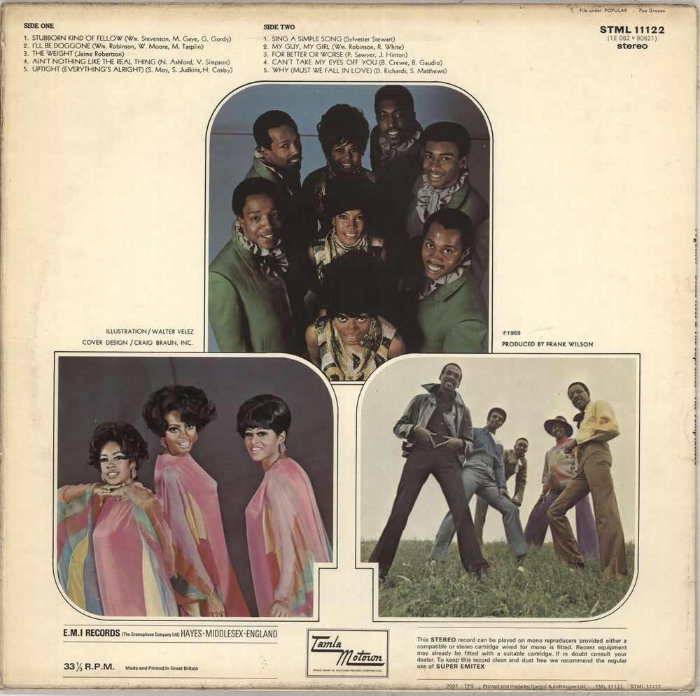 Diana Ross & The Supremes Together - EX UK vinyl LP album (LP record)