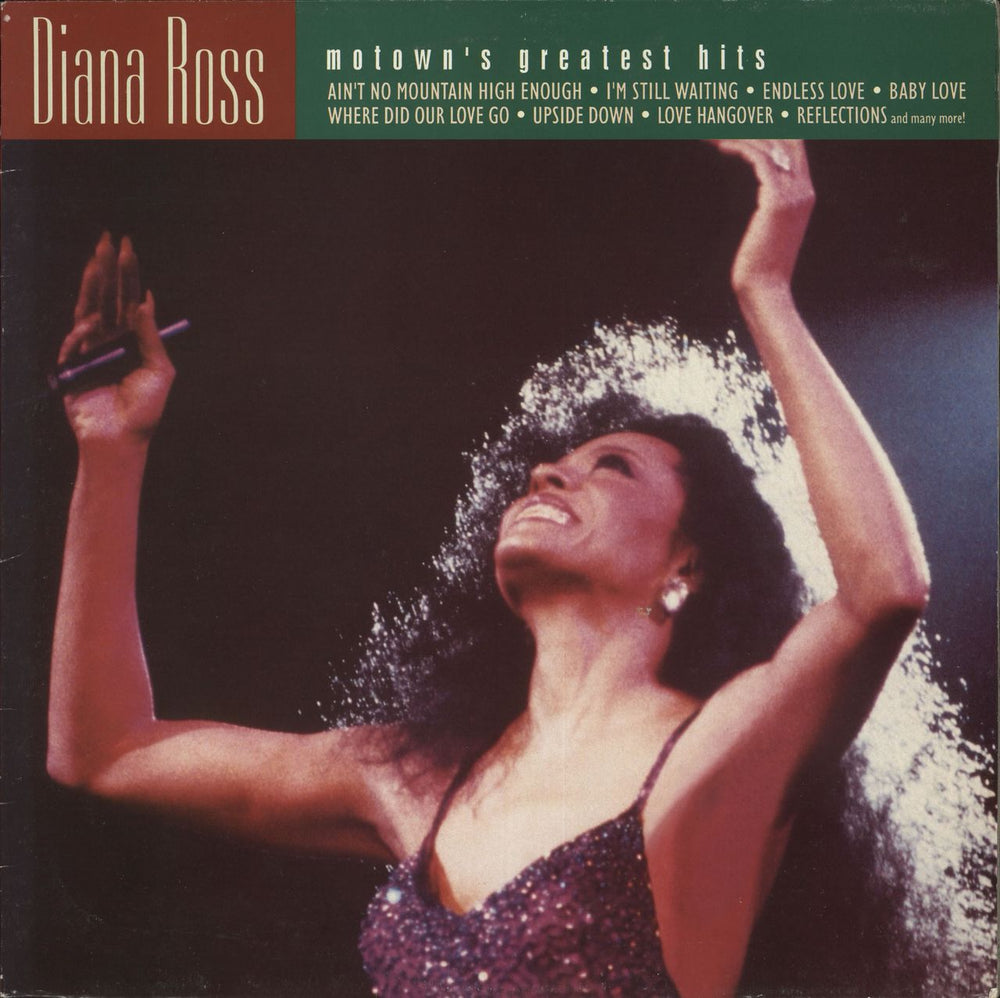 Diana Ross Motown's Greatest Hits UK vinyl LP album (LP record) 530013-1