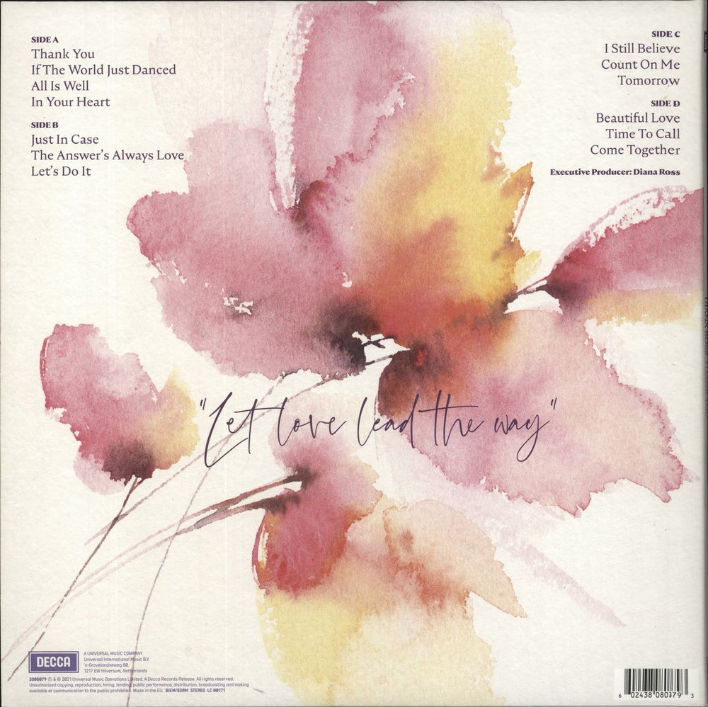 Diana Ross Thank You UK 2-LP vinyl record set (Double LP Album) 602438080793