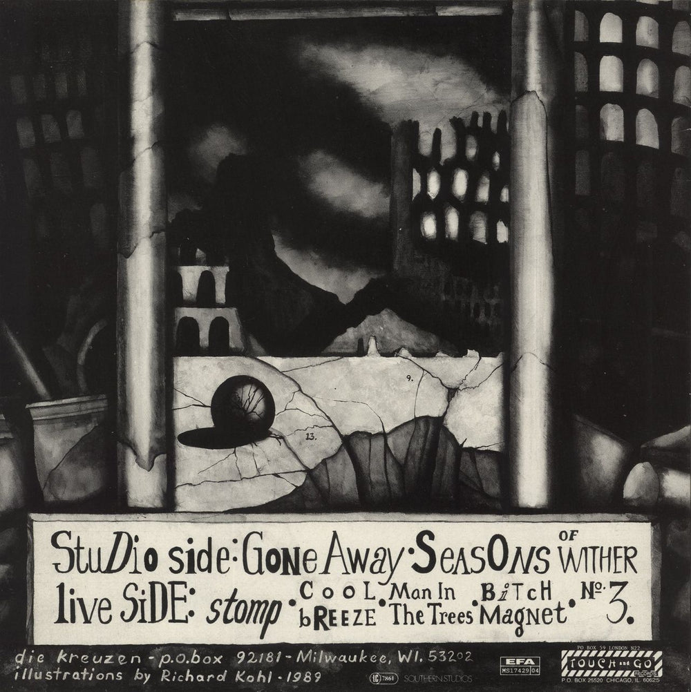 Die Kreuzen Gone Away UK 12" vinyl single (12 inch record / Maxi-single)