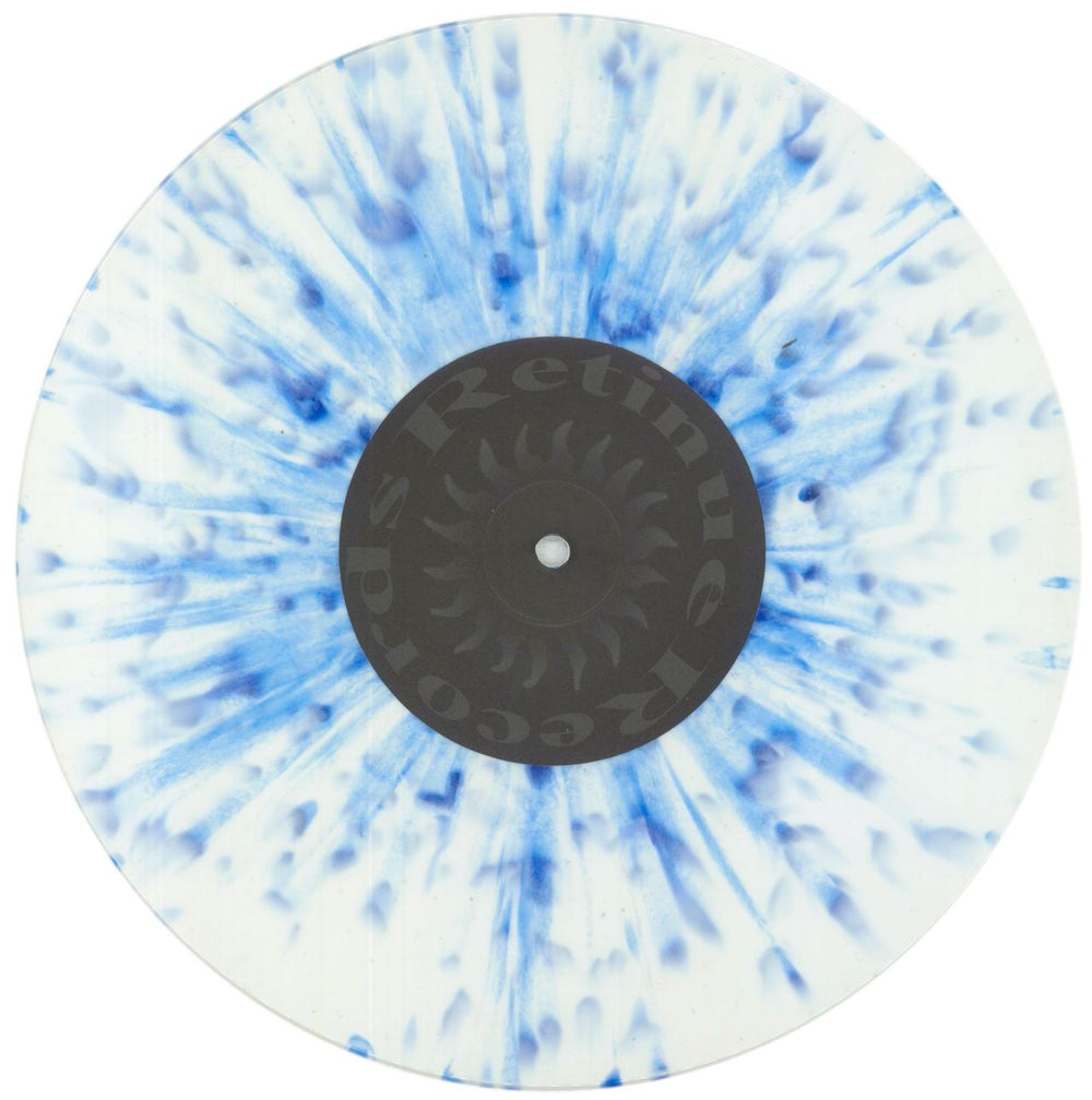 Die So Fluid Spawn Of Dysfunction - White With Blue Splatter Vinyl UK 10" vinyl single (10 inch record) DE910SP856693