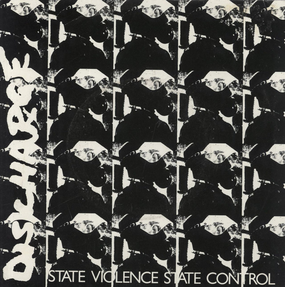 Discharge State Violence State Control UK 7" vinyl single (7 inch record / 45) CLAY14