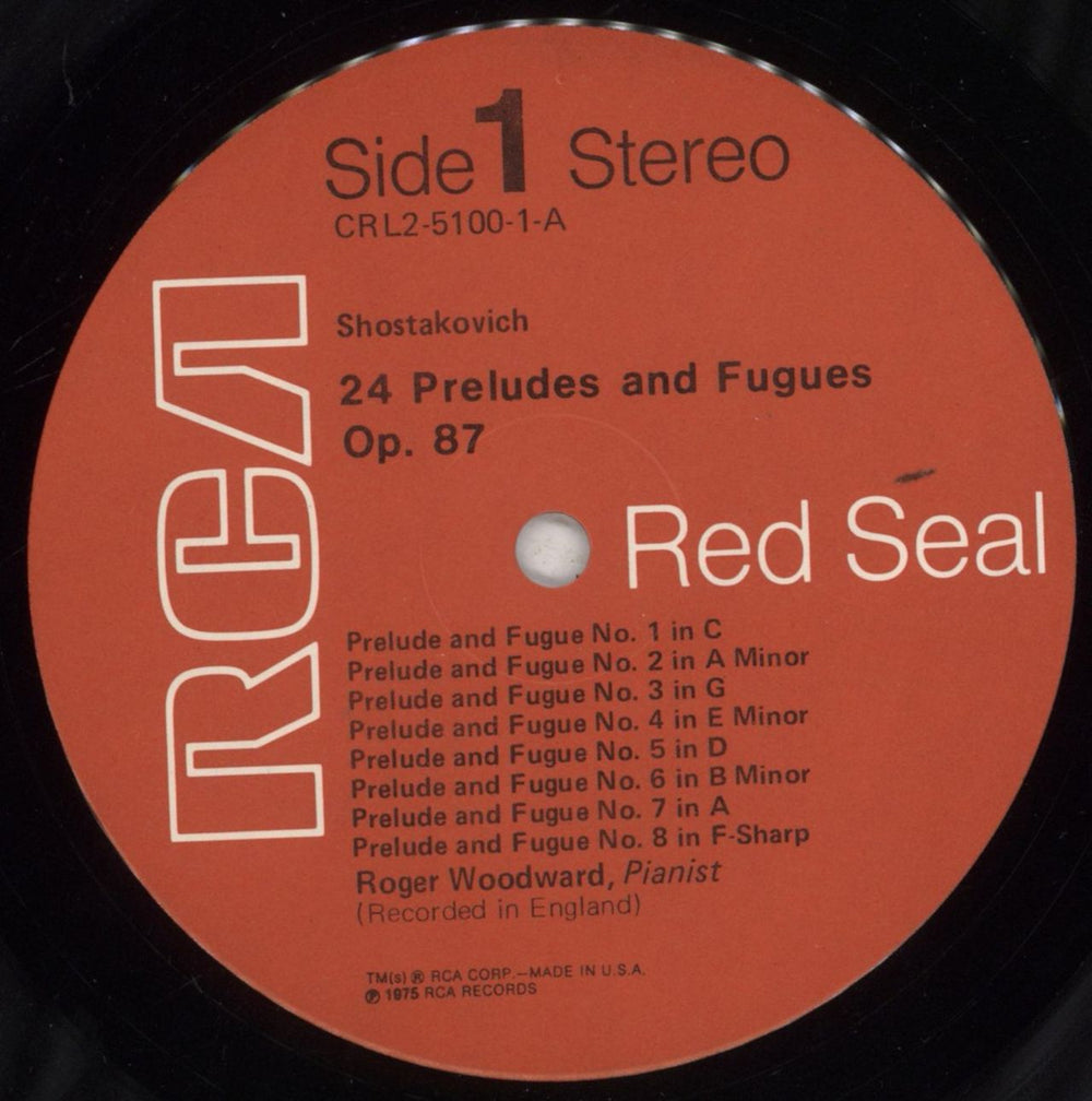 Dmitri Shostakovich Shostakovich: The 24 Preludes & Fugues US 2-LP vinyl record set (Double LP Album) S4I2LSH857066