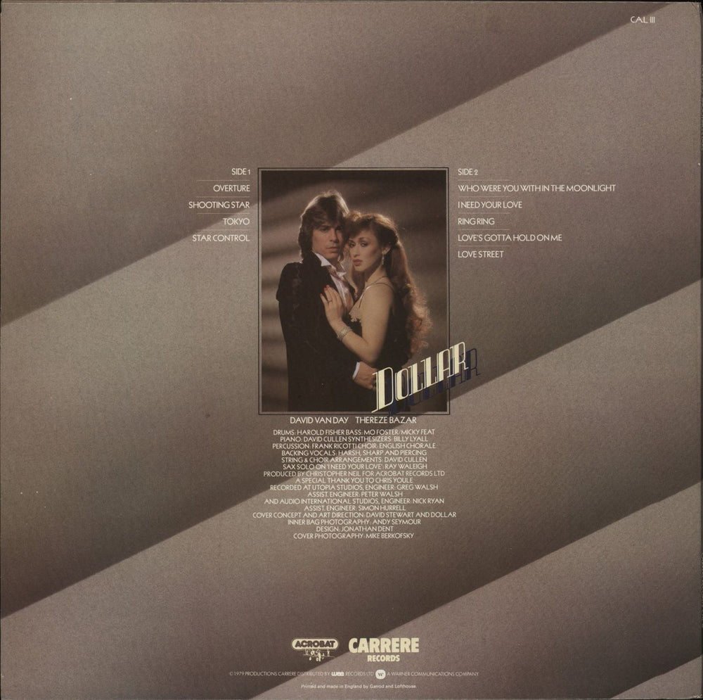 Dollar Shooting Stars UK vinyl LP album (LP record)