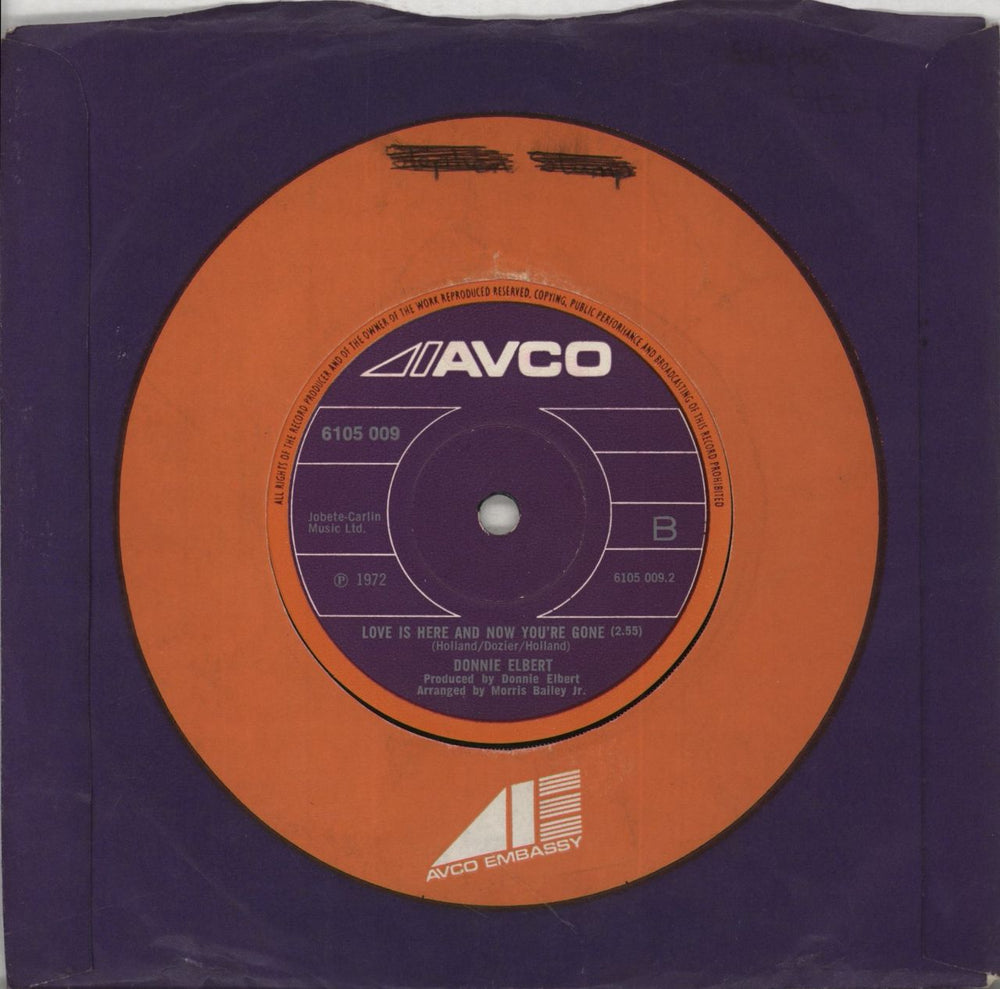 Donnie Elbert I Can't Help Myself - Solid UK 7" vinyl single (7 inch record / 45)