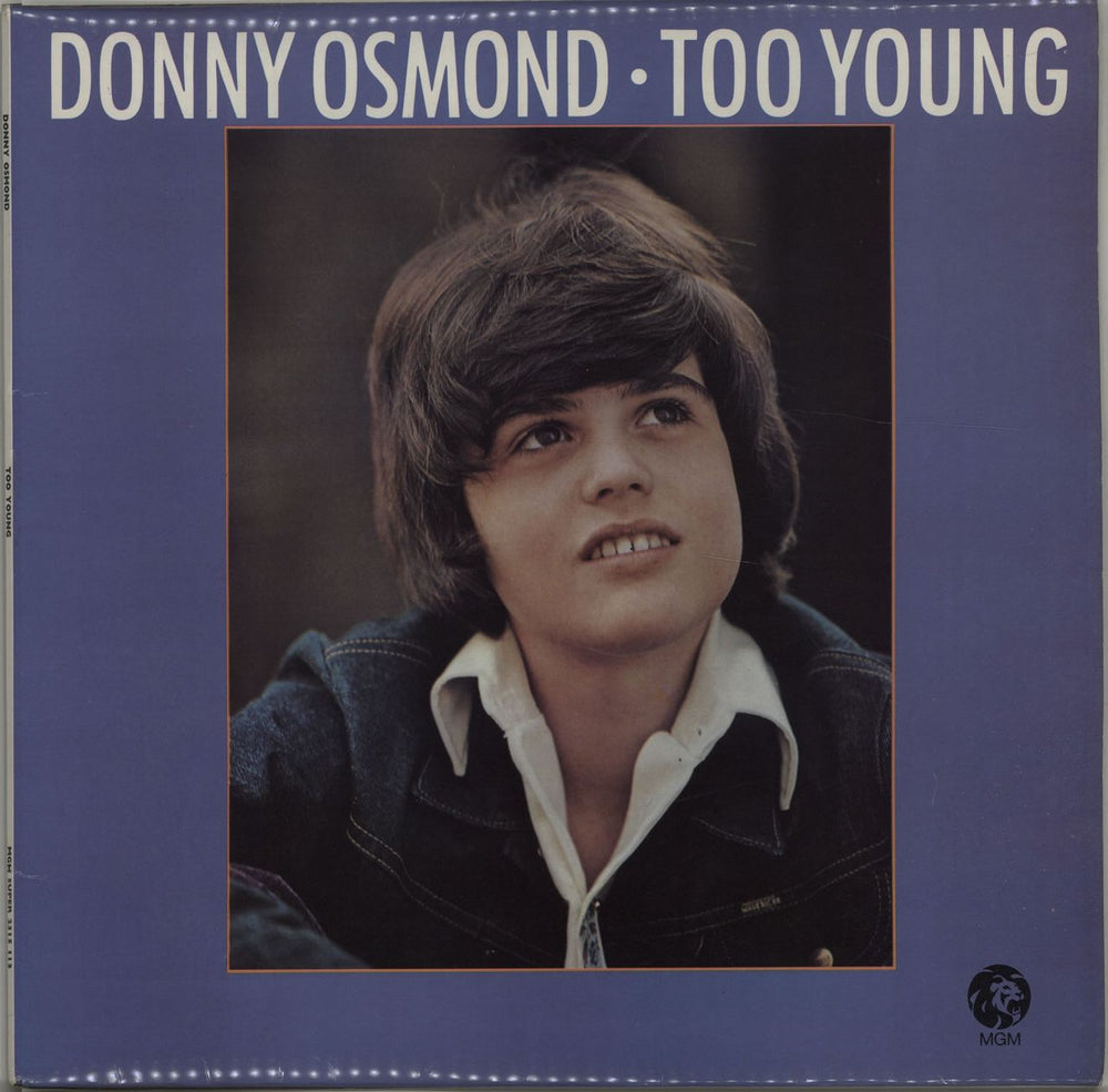 Donny Osmond Too Young UK vinyl LP album (LP record) 2315113