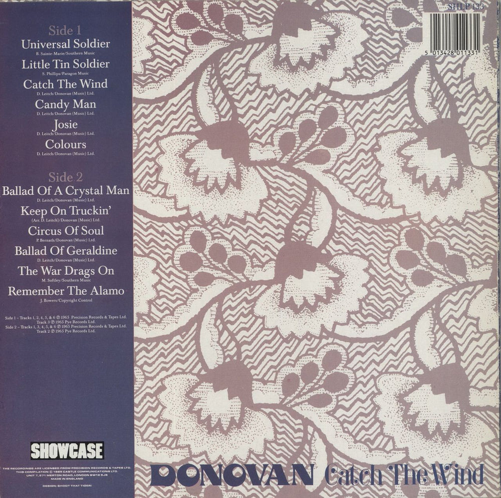Donovan Catch The Wind UK vinyl LP album (LP record) 5013428011331
