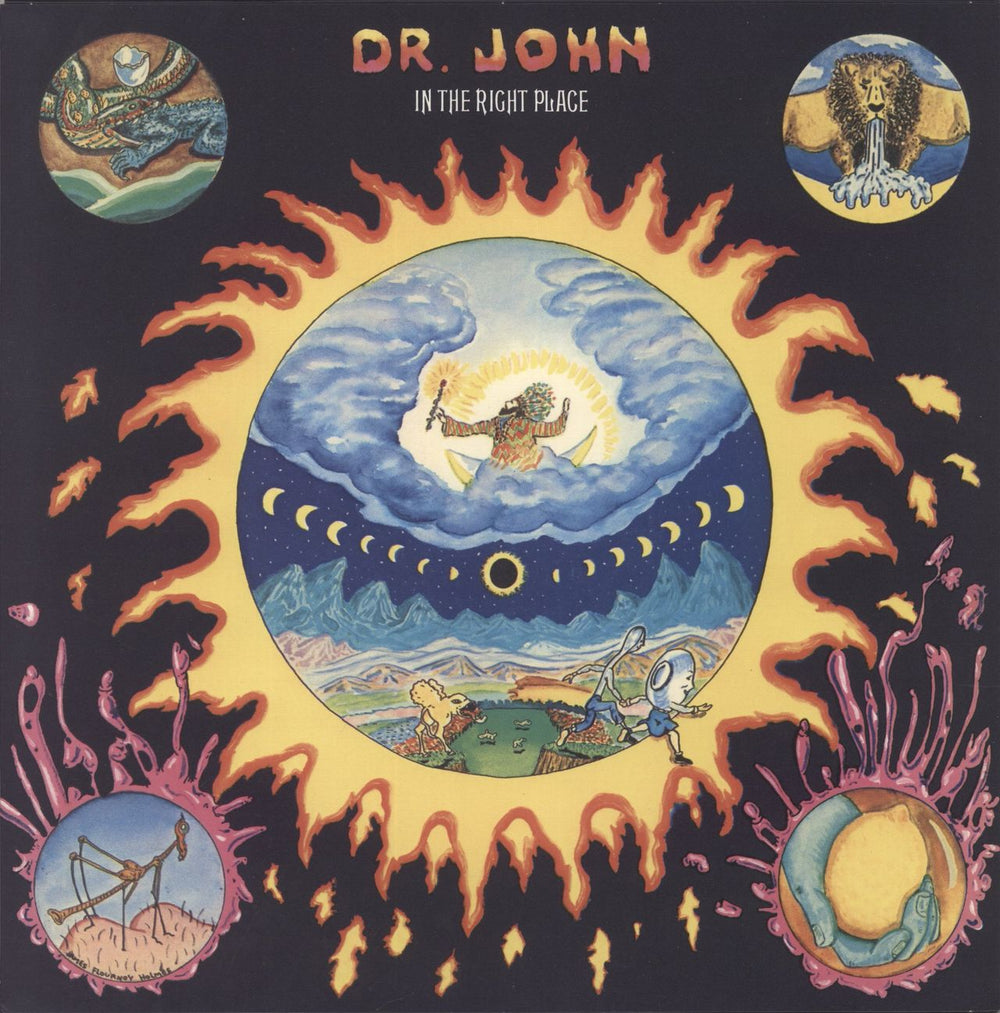 Dr John In The Right Place US vinyl LP album (LP record) 0349791111