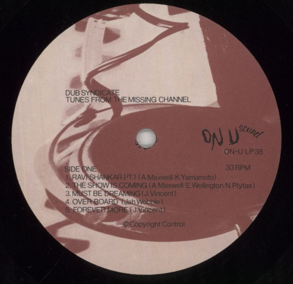 Dub Syndicate Tunes From The Missing Channel UK vinyl LP album (LP record) DH7LPTU855182