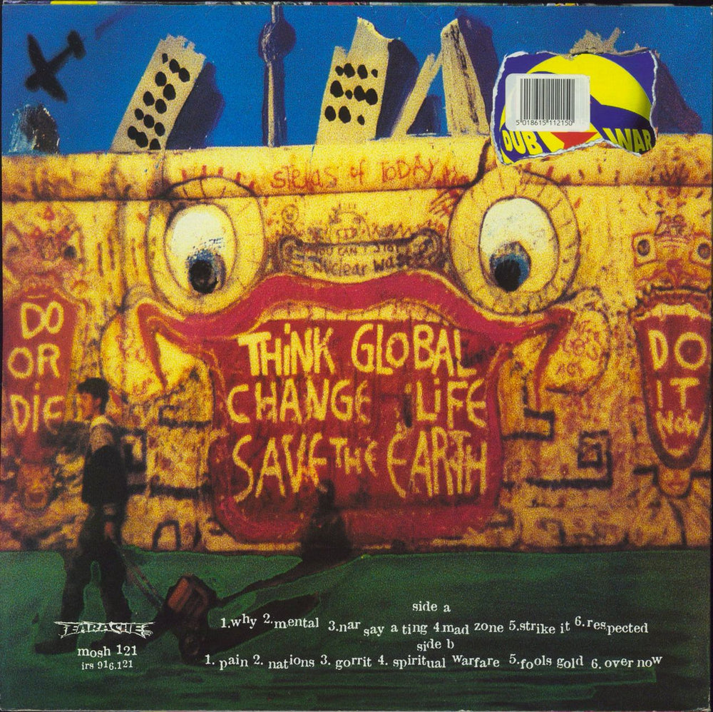 Dub War Pain UK vinyl LP album (LP record) 5018615112150