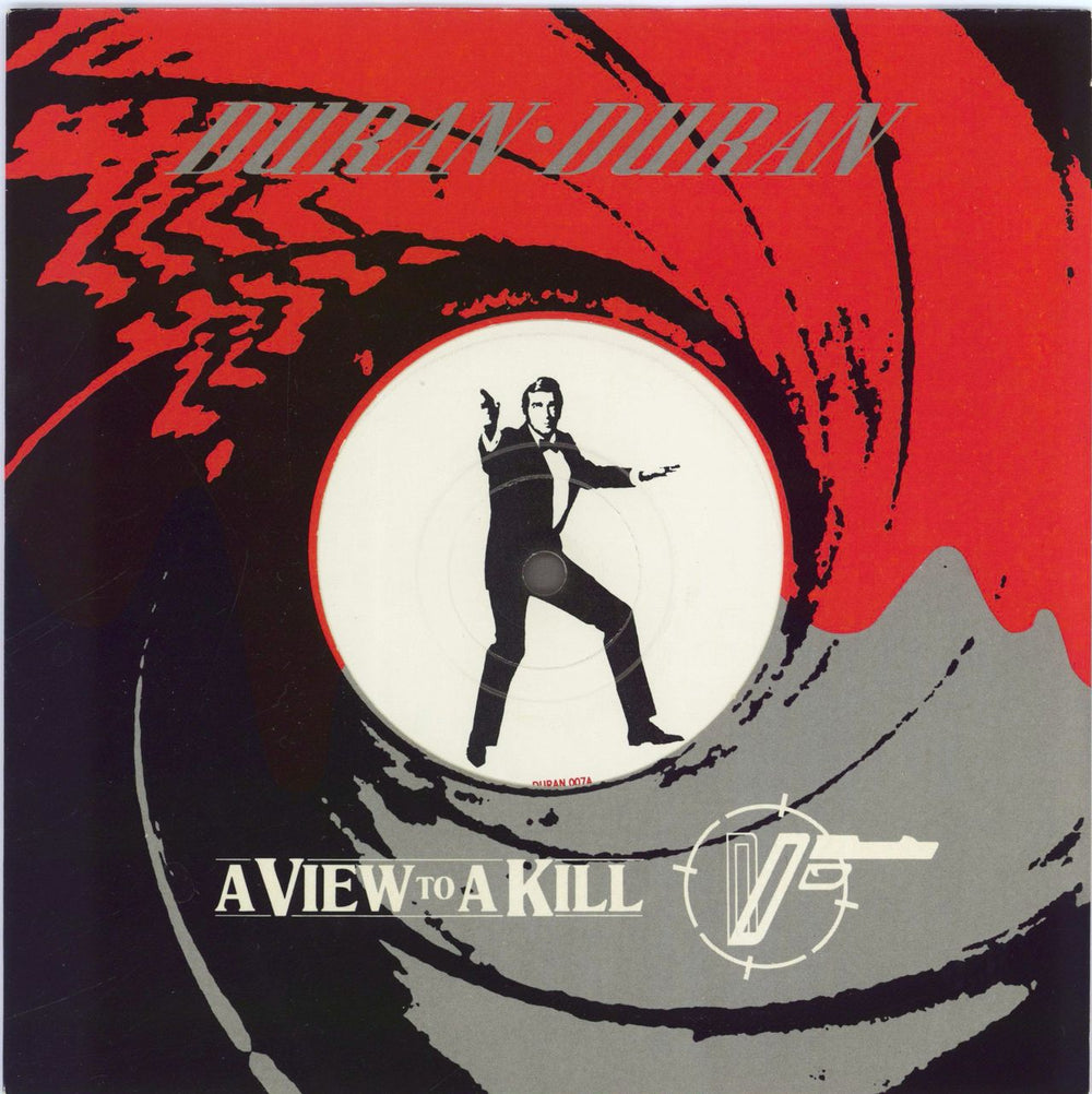 Duran Duran A View To A Kill - Die-Cut Sleeve UK 7" vinyl single (7 inch record / 45) DURAN007