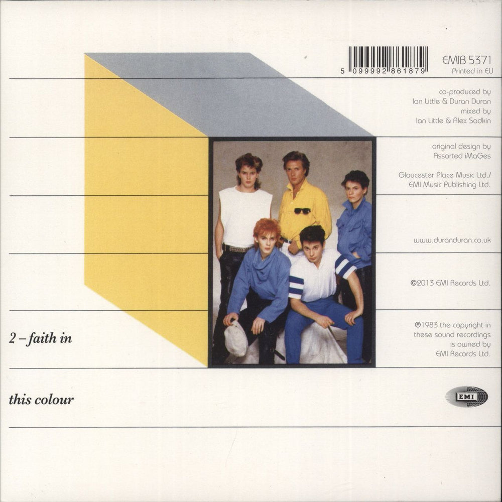 Duran Duran Is There Something I Should Know? - RSD13 - Blue Vinyl - EX UK 7" vinyl single (7 inch record / 45) 5099992861879